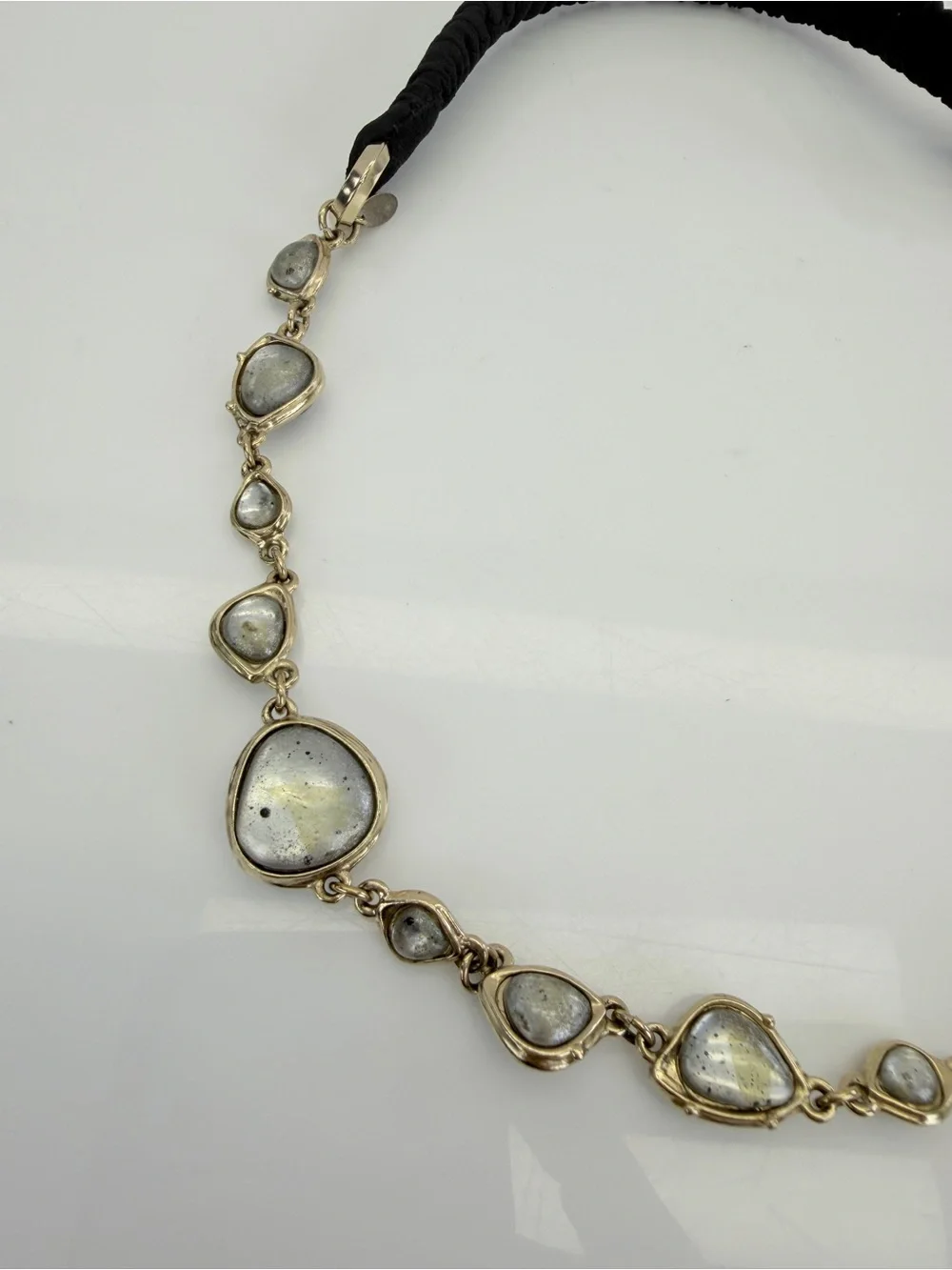 Chanel CC Stone Elastic Headband Rare